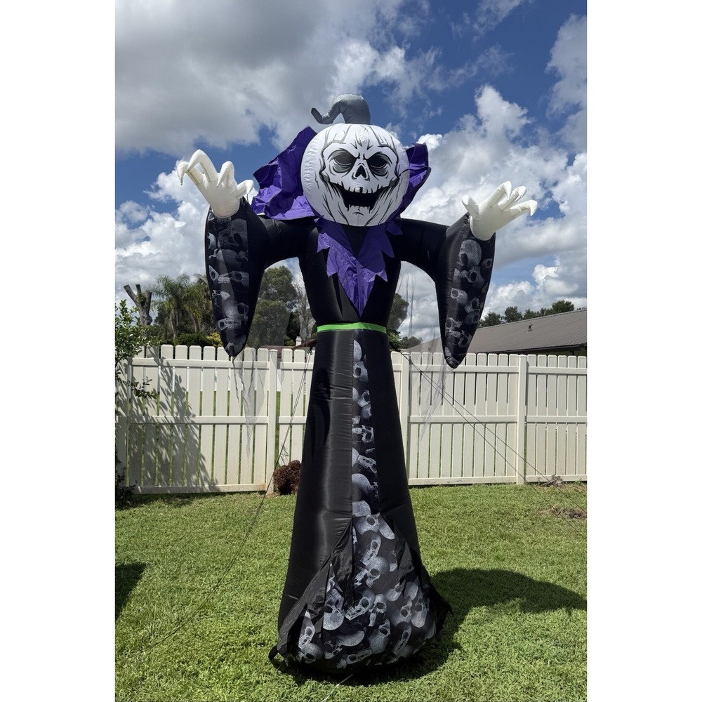 Home Accents Holiday 10 ft. Giant-Sized LED Reaper Airblown Inflatable